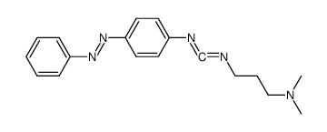 N-(Dimethylaminopropyl)-N'-phenylazophenylcarbodiimid Structure
