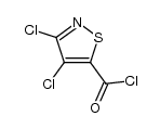 3,4-dichloro-isothiazole-5-carbonyl chloride Structure