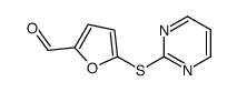 5-(嘧啶-2-基硫基)呋喃-2-甲醛结构式