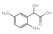 Benzeneacetic acid, a-hydroxy-2,5-dimethyl- structure