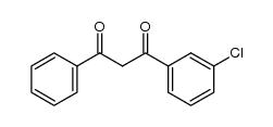 1-(3'-chlorophenyl)-3-phenylpropane-1,3-dione结构式