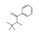 2,3,3-trimethyl-1-phenylbutan-1-one Structure