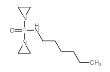 N-diaziridin-1-ylphosphorylhexan-1-amine structure