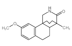 3H-4,10b-Propanobenz[h]isoquinolin-3-one, 1,2,4,4a,5,6-hexahydro-9-methoxy-4-methyl- picture