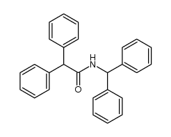 N-benzhydryl-2,2-diphenylacetamide结构式