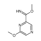 6-METHOXYPYRAZINECARBOXIMIDIC ACID METHYL ESTER结构式