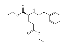 diethyl (1-phenylpropan-2-yl)-L-glutamate Structure