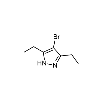 4-Bromo-3,5-diethyl-1H-pyrazole Structure