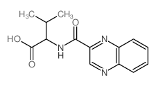 Valine,N-(2-quinoxalinylcarbonyl)-, L- (8CI) Structure