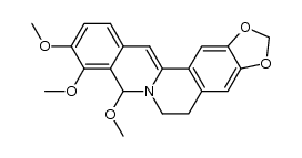 7,8-dihydro-8-methoxyberberine结构式