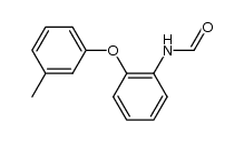 N-(2-m-tolyloxy-phenyl)-formamide Structure