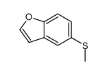 Benzofuran,5-(methylthio)- Structure