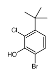 6-bromo-3-tert-butyl-2-chlorophenol结构式