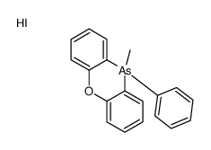 10-methyl-10-phenylphenoxarsinin-5-ium,iodide Structure
