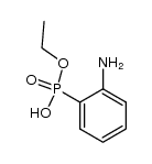 o-Aminobenzolphosphonsaeure-monoaethylether Structure