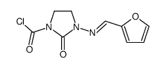 3-[(2-furylmethylene)amino]-2-oxoimidazolidine-1-carbonyl chloride structure