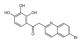 2-(6-bromoquinolin-2-yl)-1-(2,3,4-trihydroxyphenyl)ethanone结构式