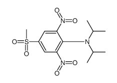 4-methylsulfonyl-2,6-dinitro-N,N-di(propan-2-yl)aniline结构式
