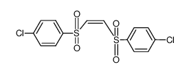 (Z)-1,2-bis(4-chlorophenylsulphonyl)ethylene Structure