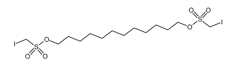 1,12-bis-iodomethanesulfonyloxy-dodecane结构式