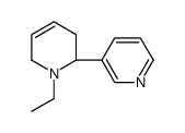 3-[(2S)-1-ethyl-3,6-dihydro-2H-pyridin-2-yl]pyridine Structure