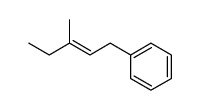 (E)-3-methyl-1-phenylpent-2-ene Structure