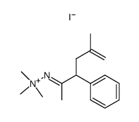 N'-[1,4-Dimethyl-2-phenyl-pent-4-en-(E)-ylidene]-N,N,N-trimethyl-hydrazinium; iodide结构式