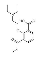 2-[2-(diethylamino)ethoxy]-3-propanoylbenzoic acid Structure
