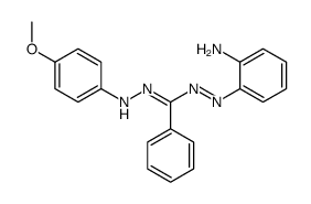 N-(2-aminophenyl)imino-N'-(4-methoxyanilino)benzenecarboximidamide Structure