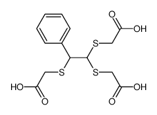 (2-phenyl-ethane-1,1,2-triyltrimercapto)-tri-acetic acid结构式