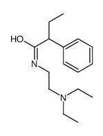 N-[2-(Diethylamino)ethyl]-2-phenylbutyramide structure