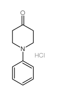 1-PHENYLPIPERIDIN-4-ONE HYDROCHLORIDE Structure