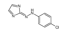 2-[(4-chlorophenyl)azo]-1H-imidazole结构式