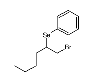 1-bromohexan-2-ylselanylbenzene Structure