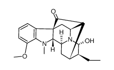 21α-Hydroxy-12-methoxyajmalan-17-one结构式