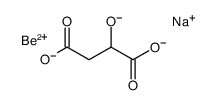 beryllium,sodium,2-oxidobutanedioate Structure