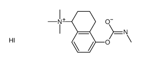 trimethyl-[5-(methylcarbamoyloxy)-1,2,3,4-tetrahydronaphthalen-1-yl]azanium,iodide结构式