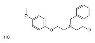 benzyl-(2-chloroethyl)-[2-(4-methoxyphenoxy)ethyl]azanium,chloride结构式
