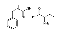 2-aminobutanoic acid,benzylthiourea Structure