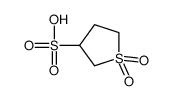 1,1-dioxothiolane-3-sulfonic acid Structure