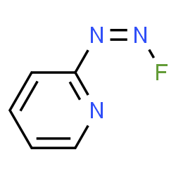 Pyridine, 2-(fluoroazo)- (9CI) structure