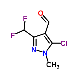 5-氯-3-(二氟甲基)-1-甲基-1H-吡唑-4-甲醛图片