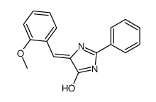 5-[(2-methoxyphenyl)methylidene]-2-phenyl-1H-imidazol-4-one结构式