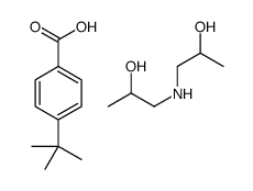 4-tert-butylbenzoic acid,1-(2-hydroxypropylamino)propan-2-ol Structure