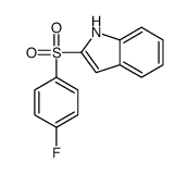 2-(4-fluorophenyl)sulfonyl-1H-indole Structure