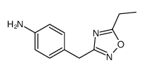 Benzenamine, 4-[(5-ethyl-1,2,4-oxadiazol-3-yl)methyl]- (9CI)结构式
