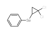 (2,2-dichlorocyclopropyl)selanylbenzene结构式