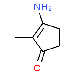 2-Cyclopenten-1-one,3-amino-2-methyl-(9CI) structure