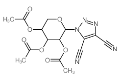 1H-1,2,3-Triazole-4,5-dicarbonitrile,1-(2,3,4-tri-O-acetyl-b-D-ribopyranosyl)- (9CI) picture