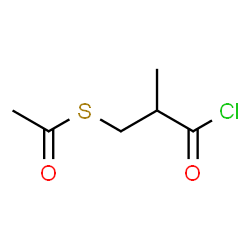S-(3-chloro-2-methyl-3-oxopropyl) ()ethanethioate结构式